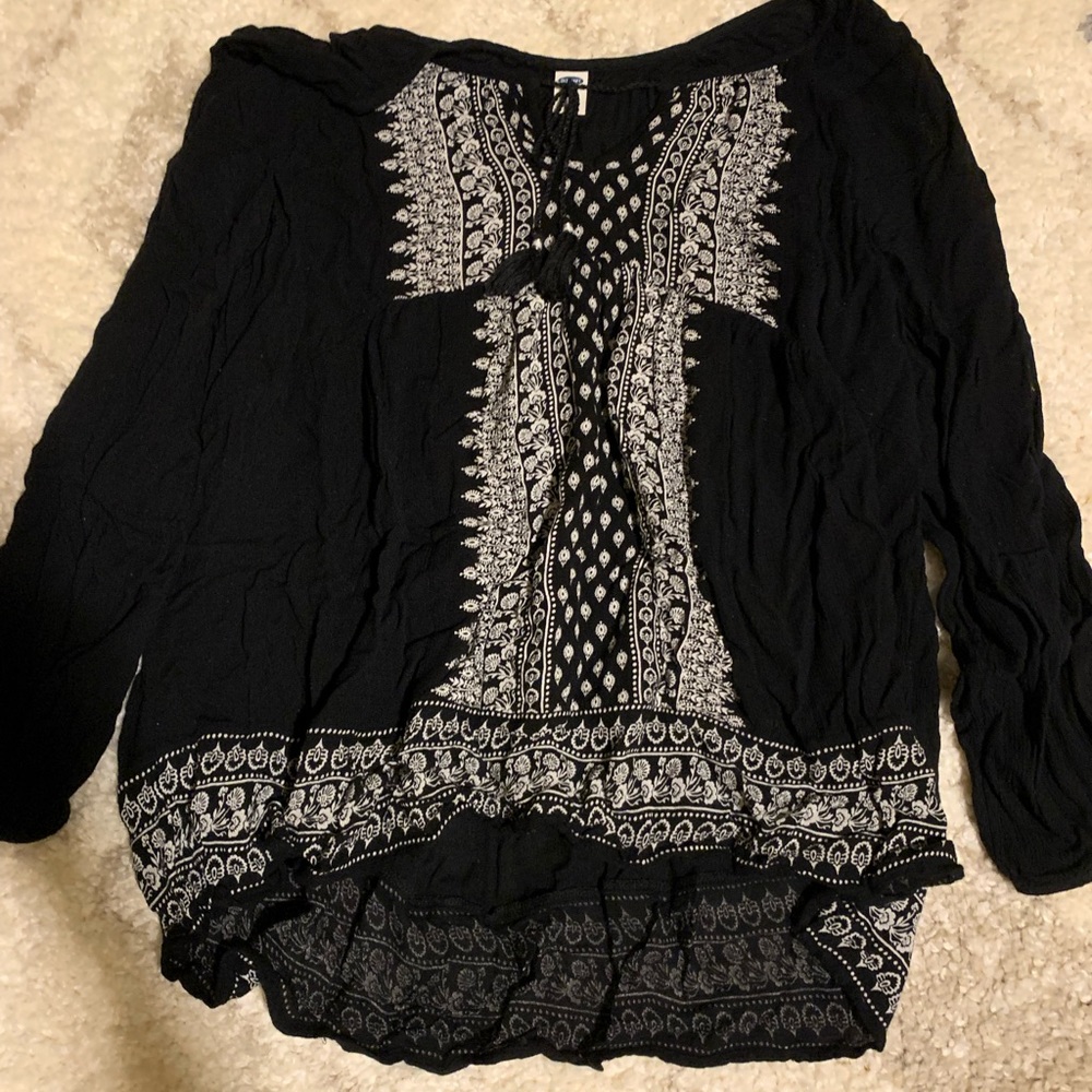 Flowy Black Blouse